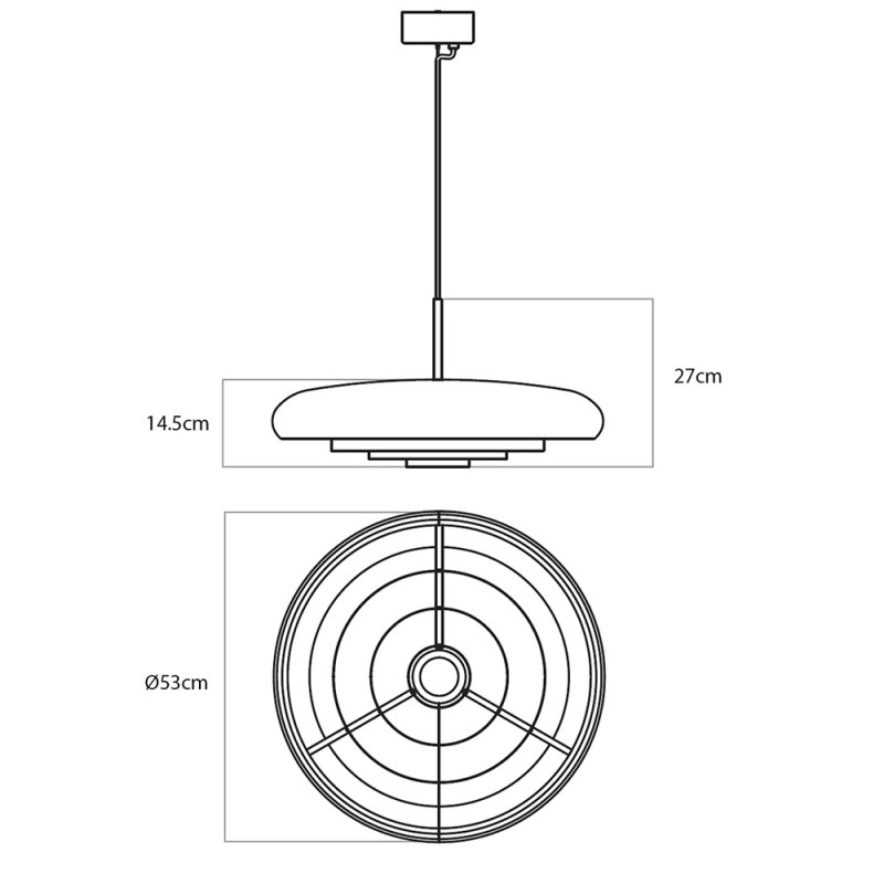 Specification Image for Audo Copenhagen Resonant Pendant