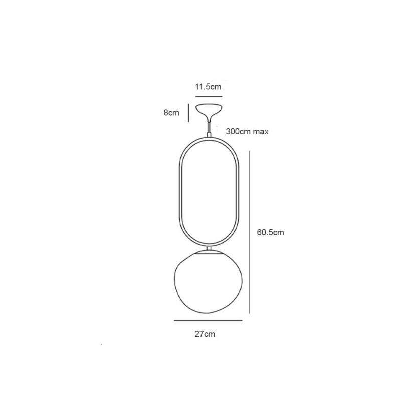 Specification Image for Design For The People Shapes Pendant