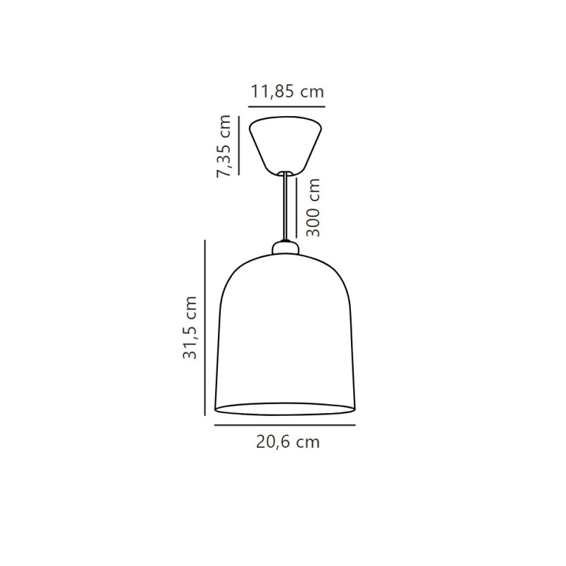 Specification Image for Design For The People Angle E27 Pendant