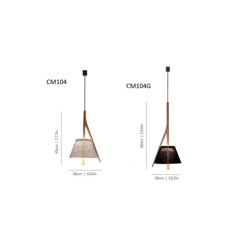 Specification Image for a-emotional light Cambo LED Pendant