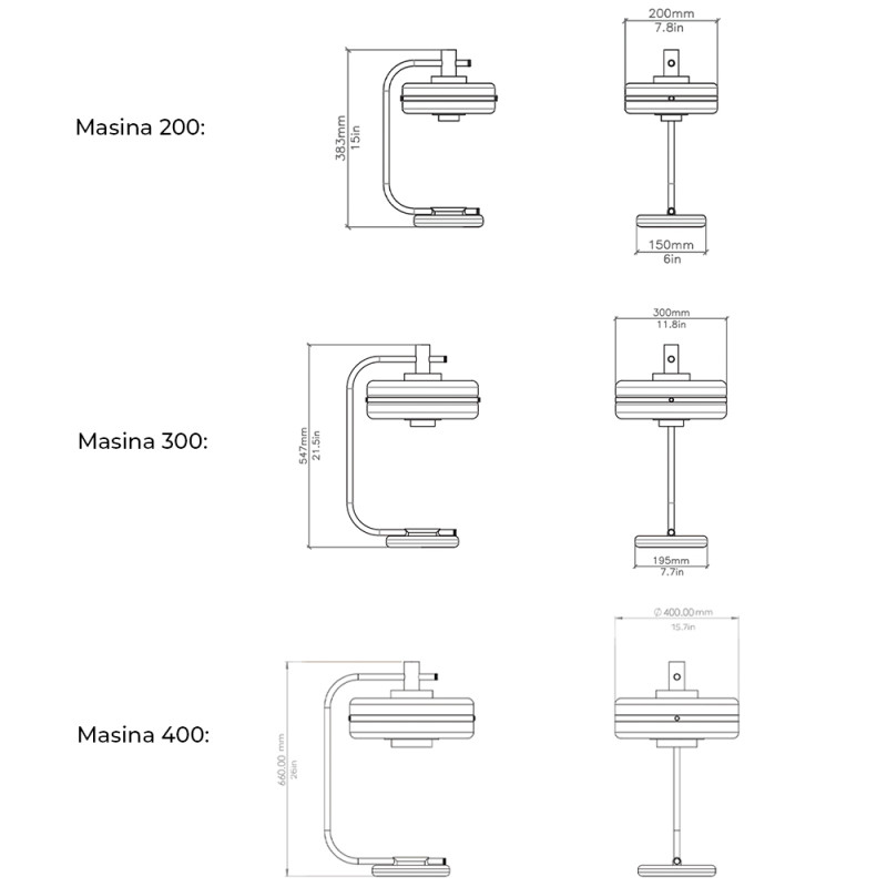 Specification Image for Bert Frank Masina Table Lamp