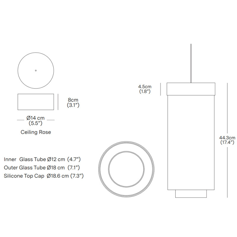 Specification Image for Resident Ghost Pendant