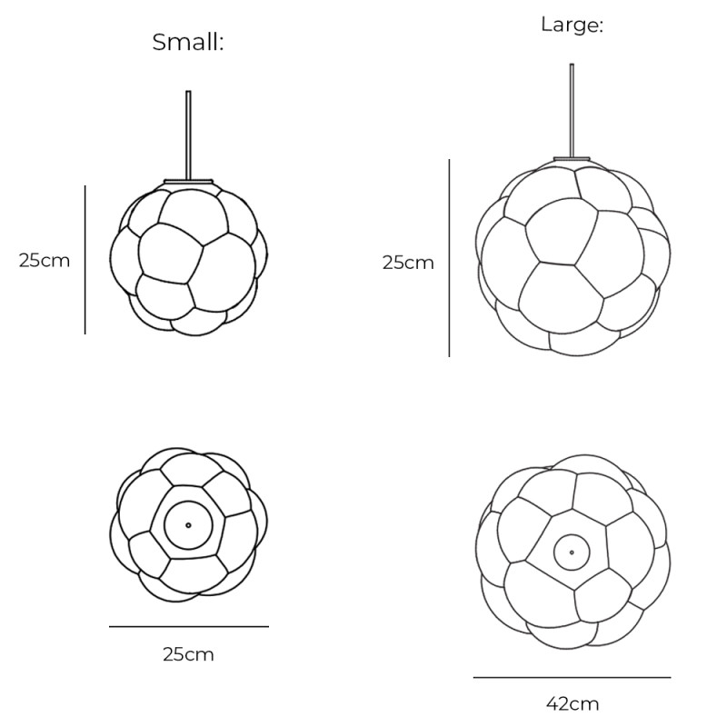 Specification Image for Normann Copenhagen Bubba Pendant