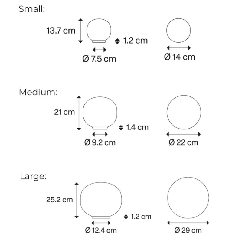 Specification Image for Lodes Volum Table Lamp