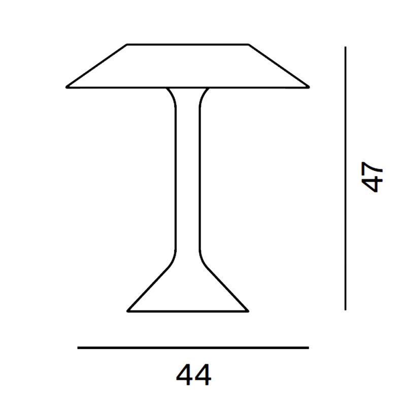 Specification Image for Foscarini Chapeaux LED Table Lamp