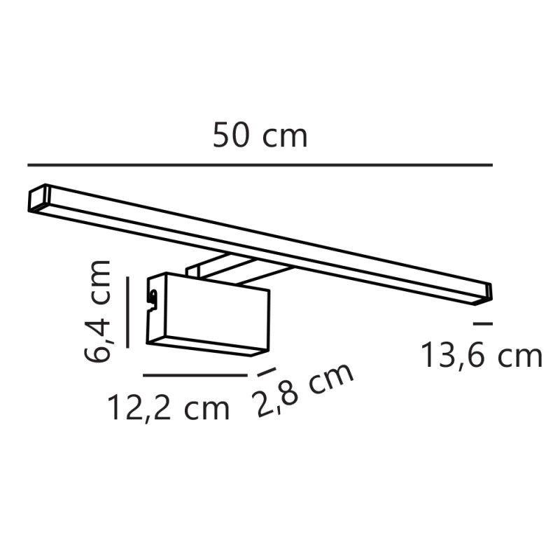 Specification Image for Nordlux Marlee LED Wall Light