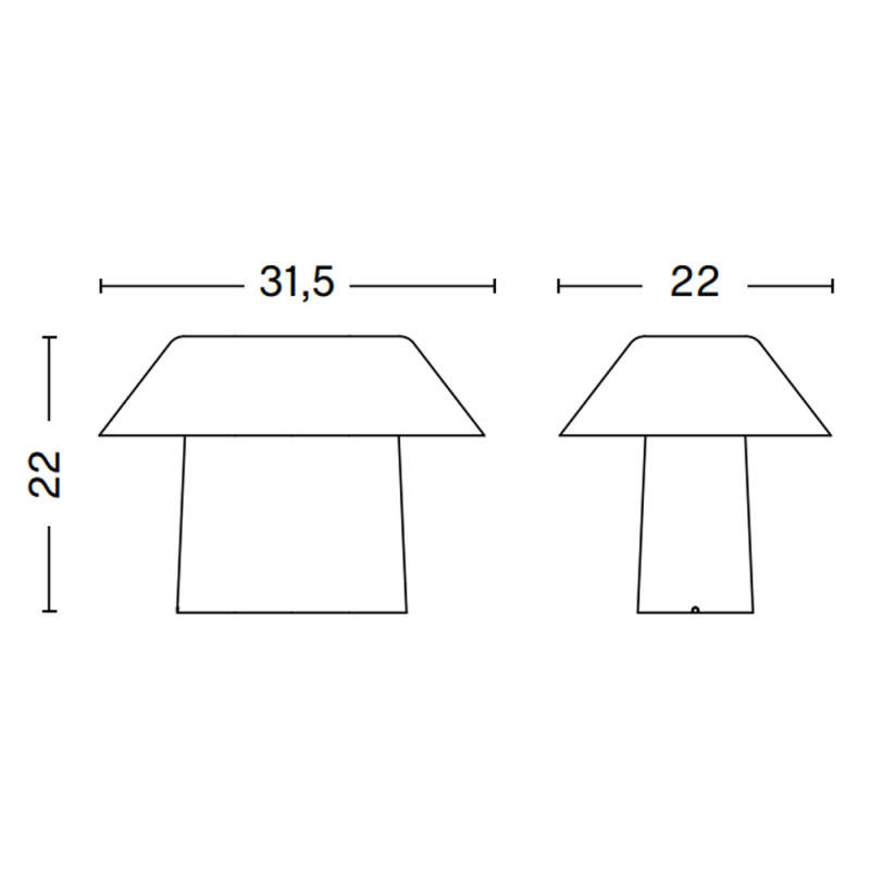 Specification Image for HAY Drome LED Table Lamp
