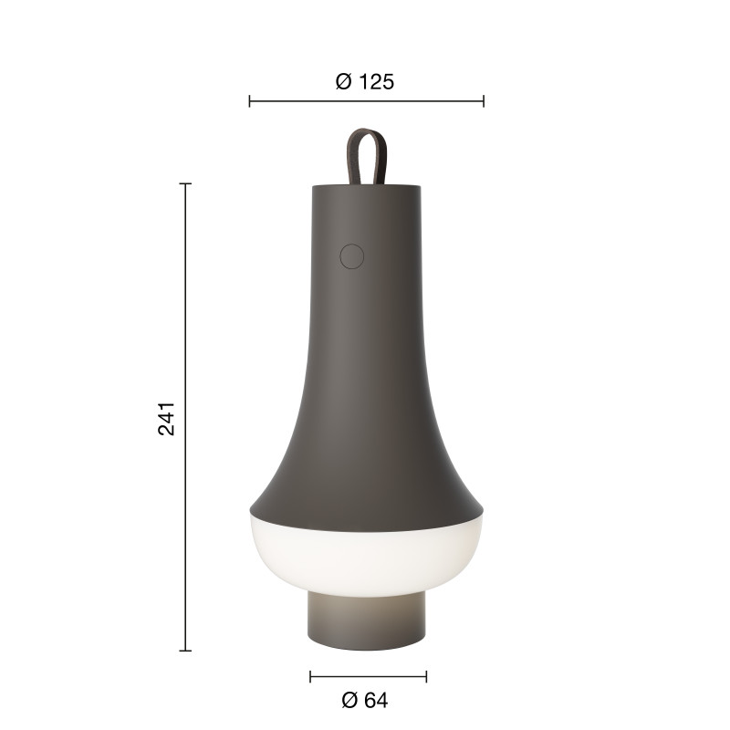 Specification Image for Louis Poulsen Tomoshi  LED Portable Lamp