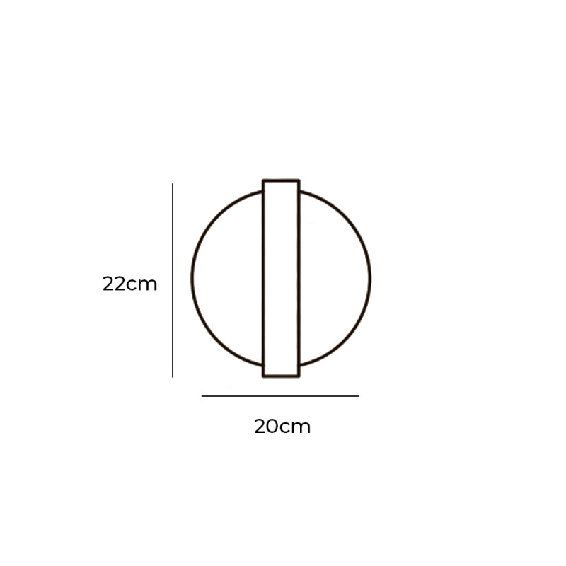 Specification Image for Lee Broom Solstice Wall Light