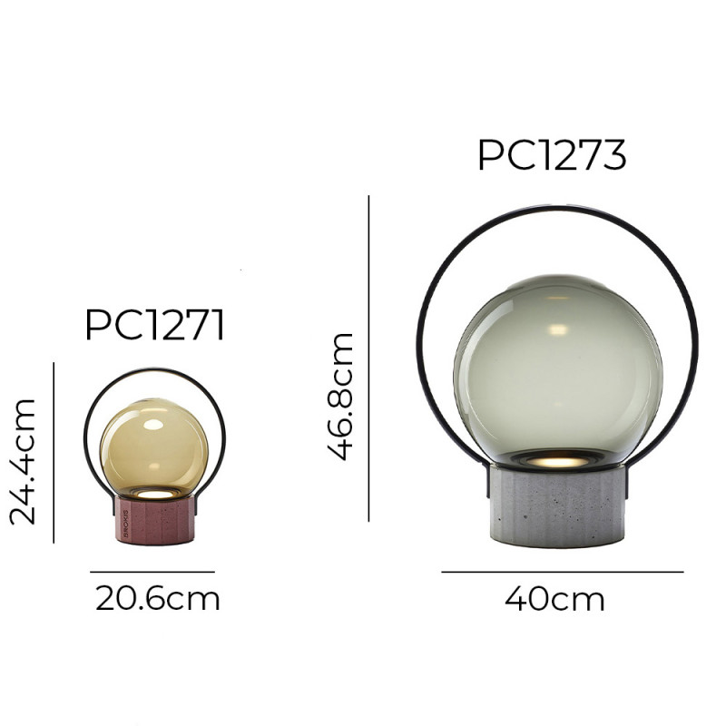 Specification Image for Brokis Sfera LED Portable Lamp