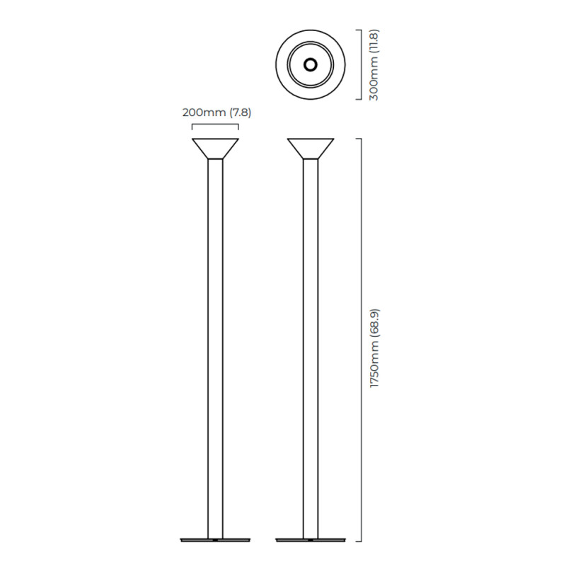 Specification Image for CTO Lighting Torres Wall Light
