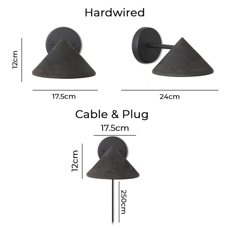 Specification Image for Mater Terra Wall Light