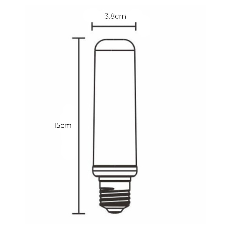 Specification Image for Flos T38 15W E27 Bulb