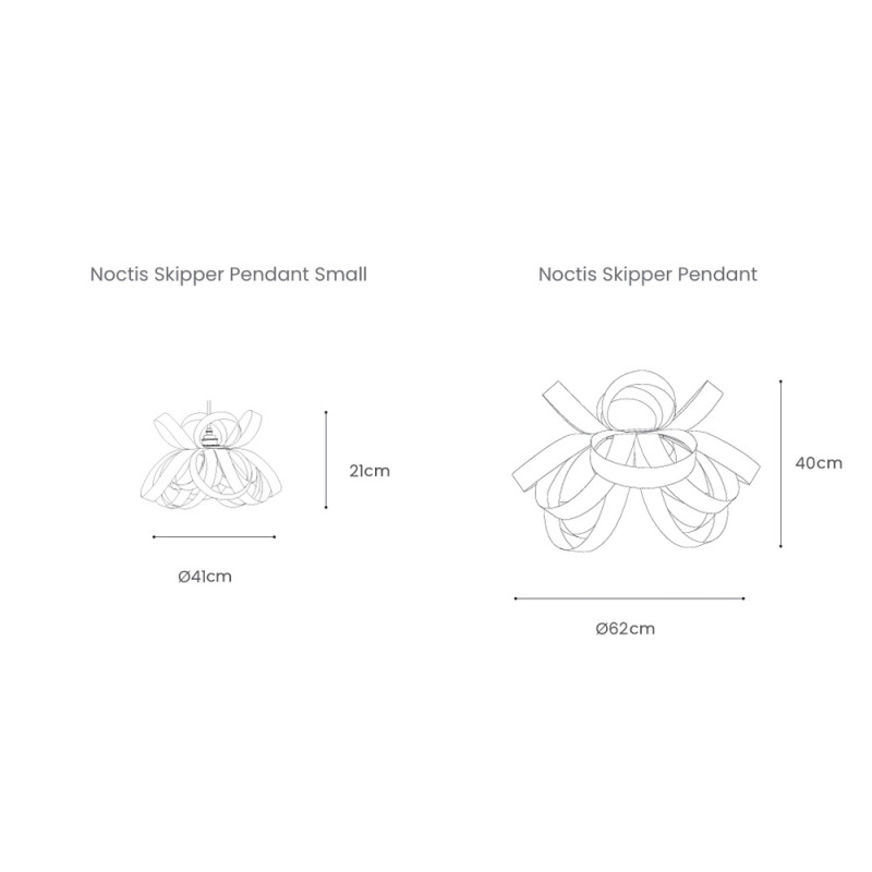 Specification Image for Tom Raffield Noctis Skipper Pendant