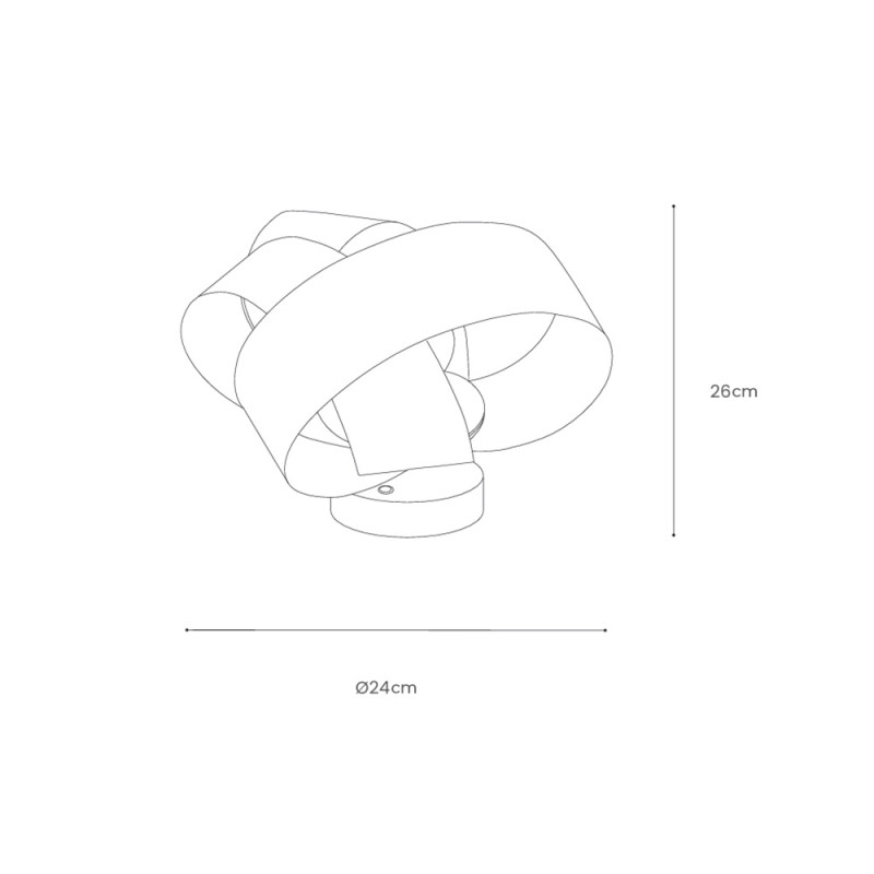 Specification Image for Tom Raffield Verso Portable Lamp