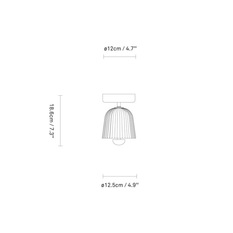 Specification Image for Nuura Asteea Ceiling Light
