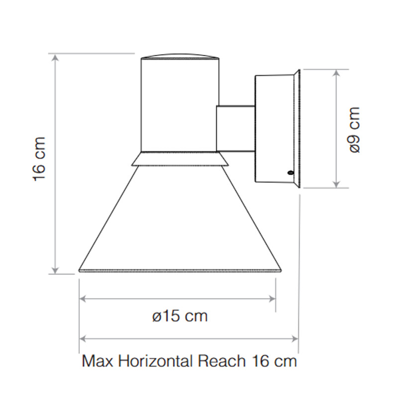 Specification Image for Anglepoise Type 80 W4 Wall Light