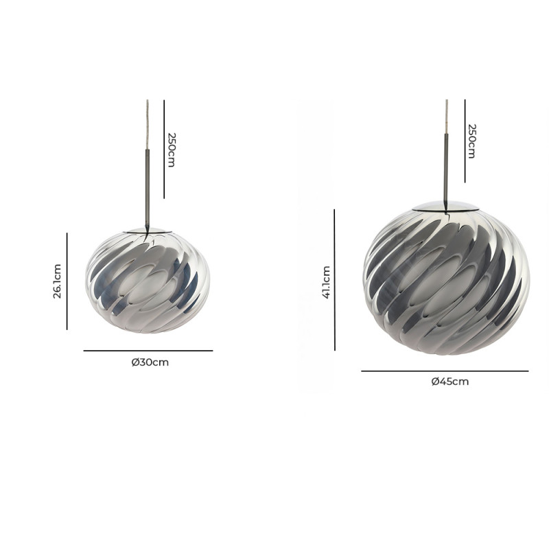 Specification Image for Tom Dixon Whirl Pendant