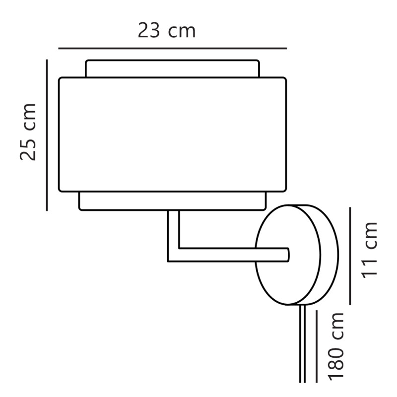 Specification Image for Design For The People Takai Wall Light