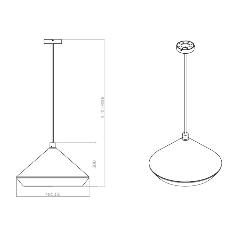 Specification Image for Bert Frank Shear Pendant XL