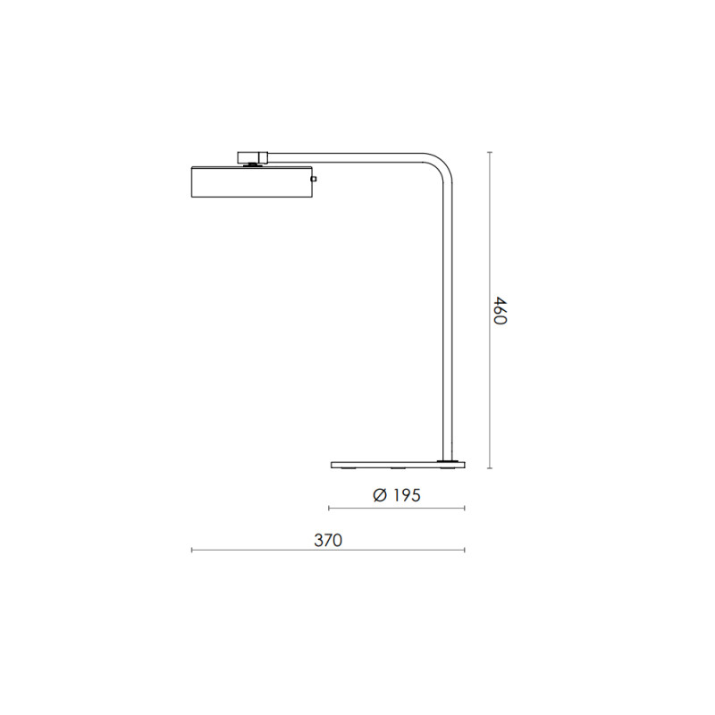 Specification Image for RUBN James LED Table Lamp