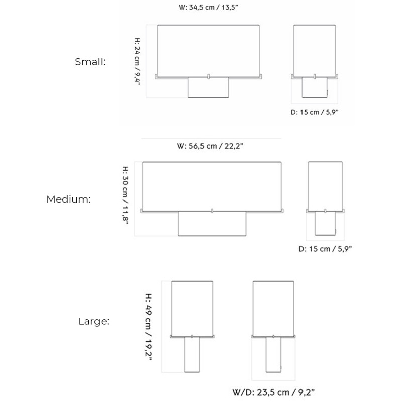 Specification Image for Audo Copenhagen Nonna Table Lamp