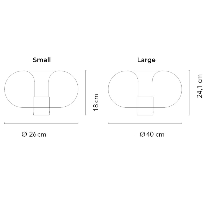 Specification Image for Fontana Arte Fontanella Table Lamp
