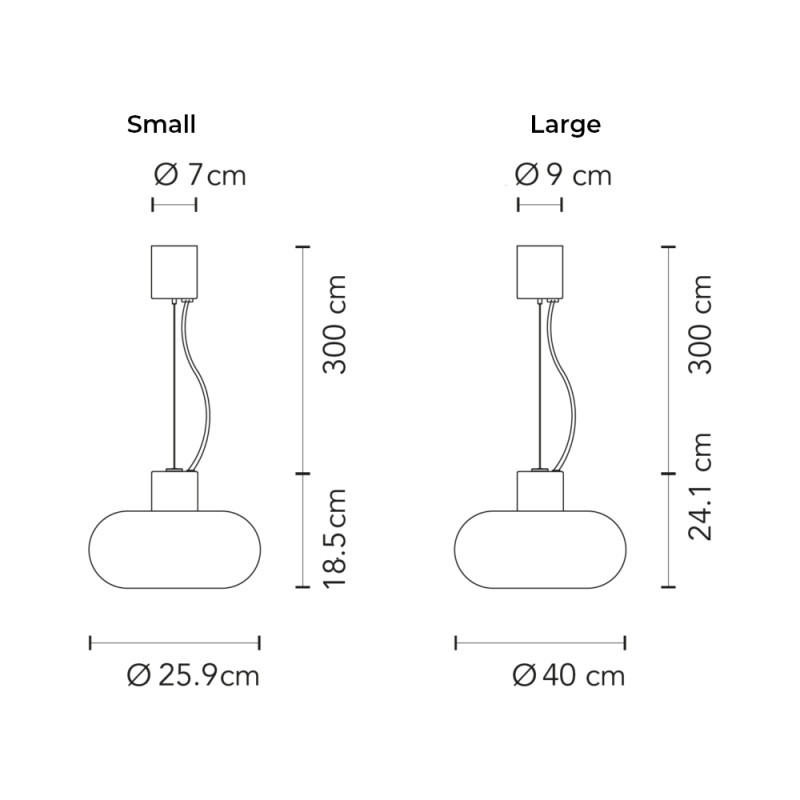 Specification Image for Fontana Arte Fontanella Suspension