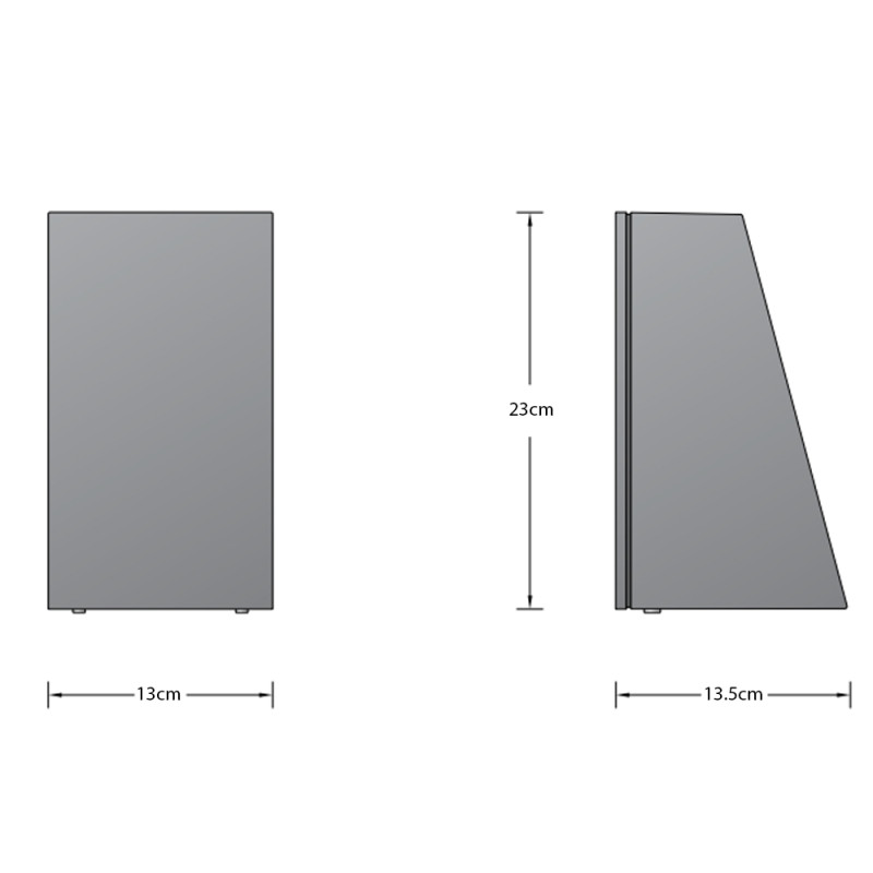 Specification Image for BEGA 33816 LED Outdoor Wall Light