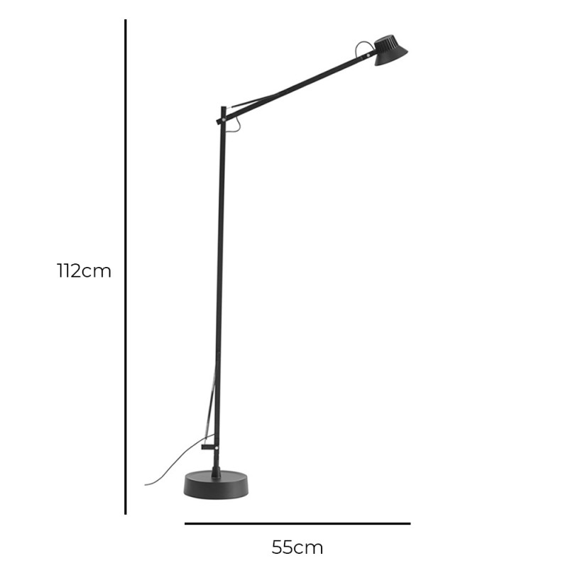Specifiction Image for Muuto Dedicate Floor Lamp