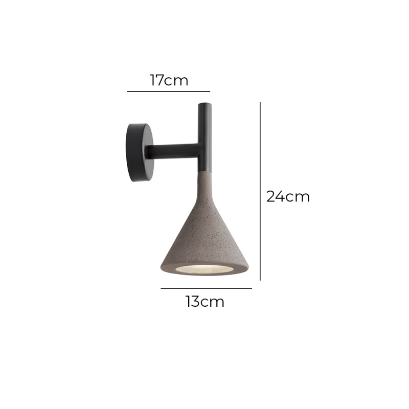 Specification Image for Foscarini Aplomb Mini Wall Light