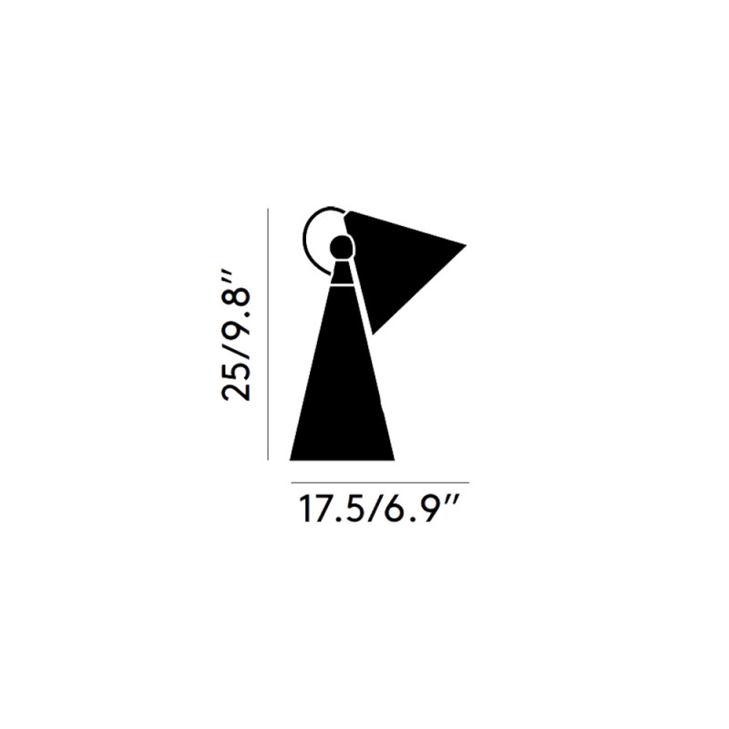 Specification Image for Tom Dixon Pose LED Portable Lamp