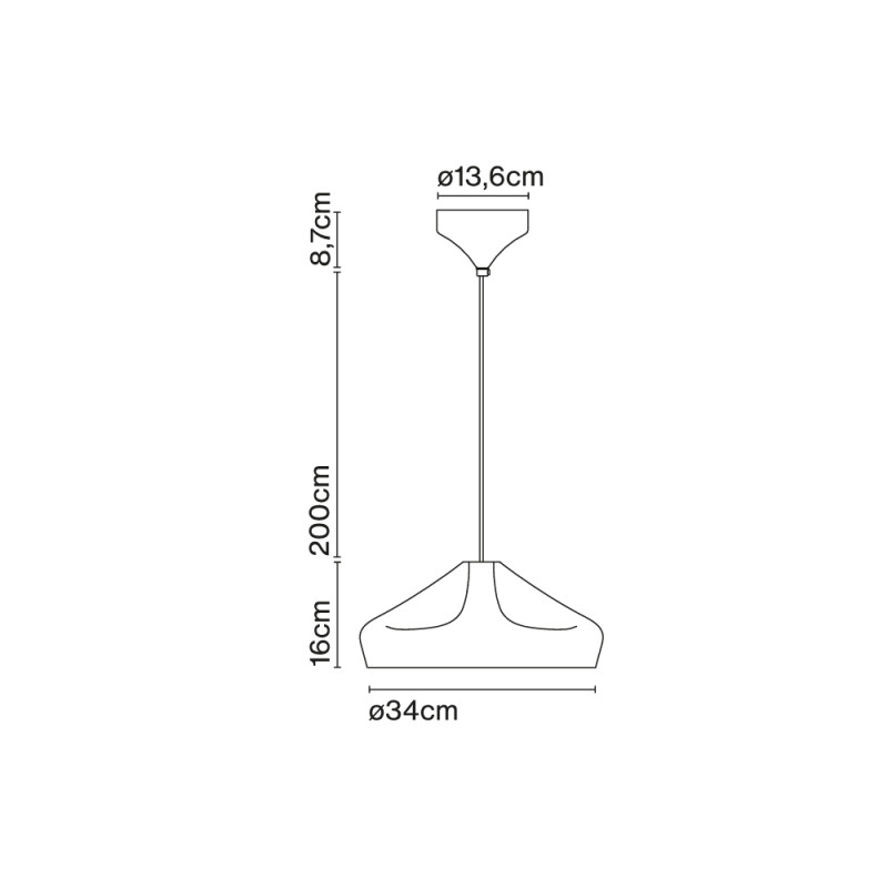 Specification Image for Marset Pleat Box 36 LED Pendant