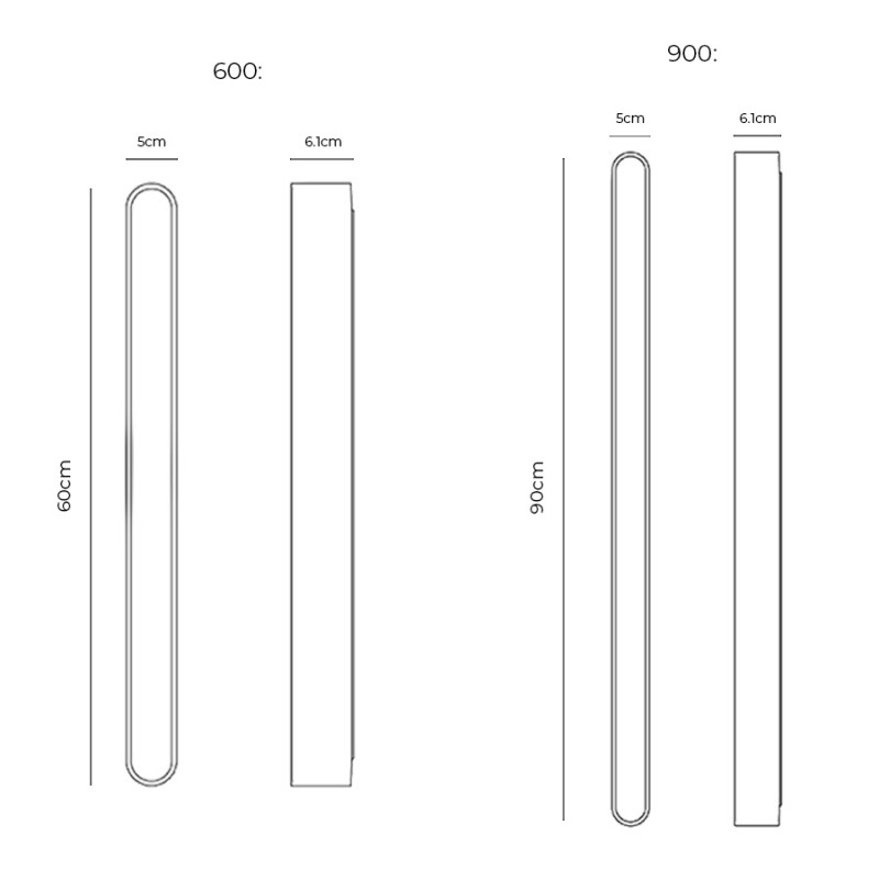 Specification Image for Astro Atticus LED Wall Light