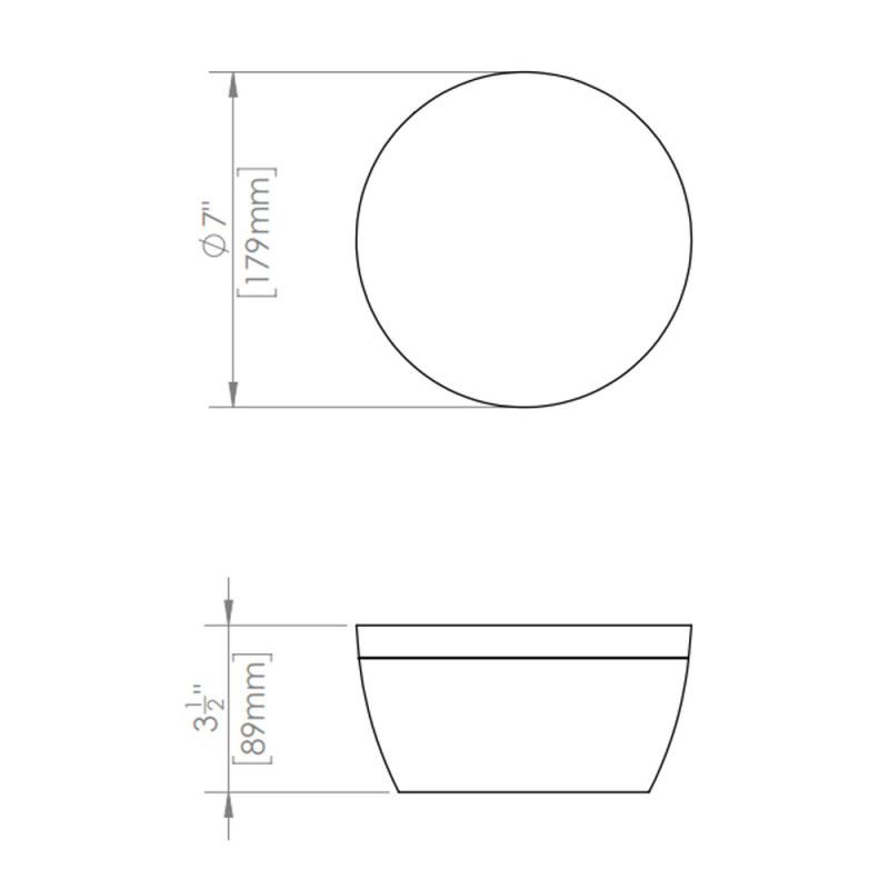 Specification Image for Hollis + Morris Berm Acrylic LED Sconce