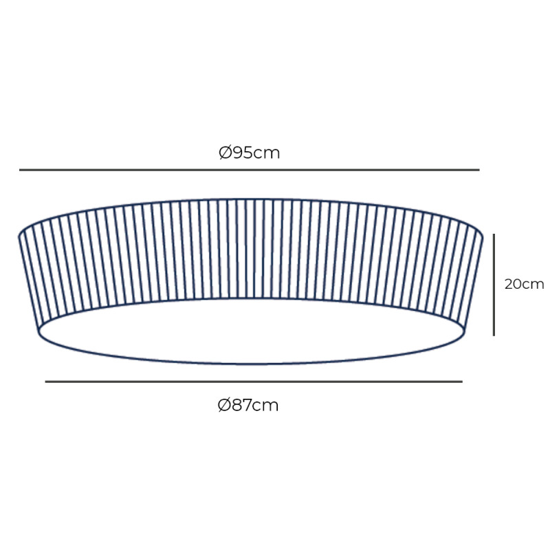 Specification Image for Centrelight Efonda Ceiling Light