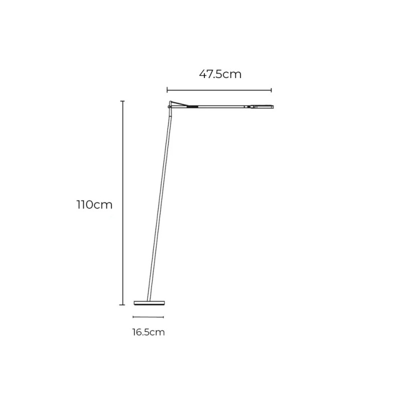 Specification Image for Flos Kelvin LED Floor Lamp