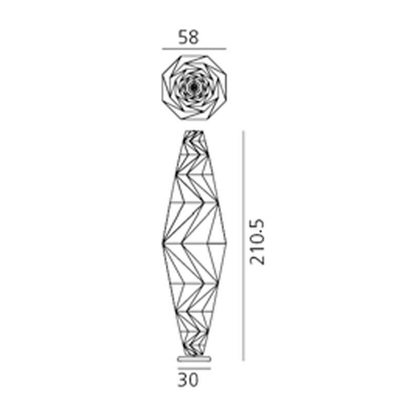 Specification Image for Artemide Minomushi LED Floor Lamp