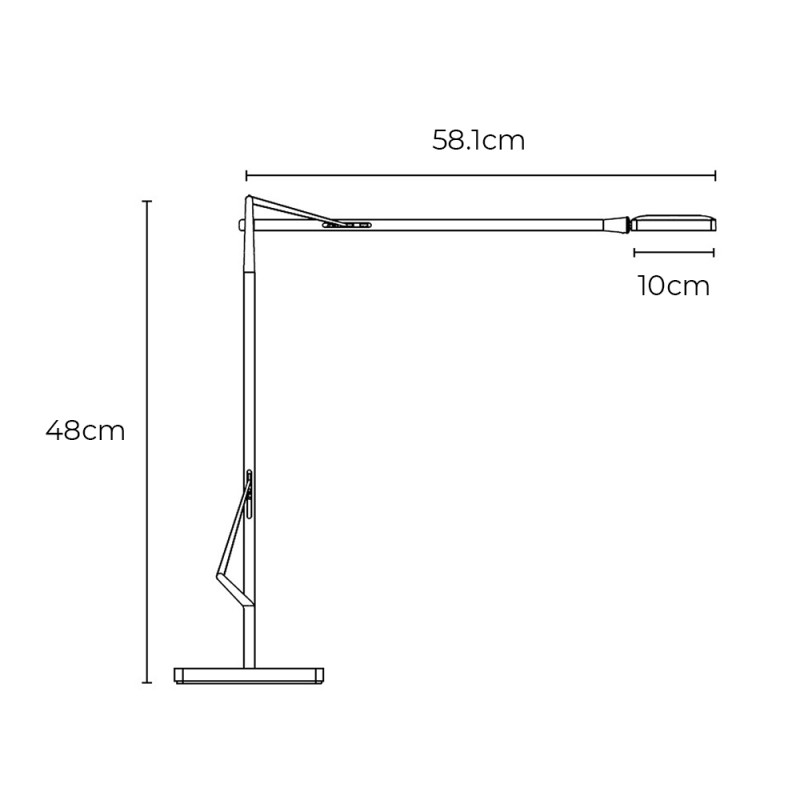 Specification Image for Flos Kelvin LED Table Lamp Green Mode