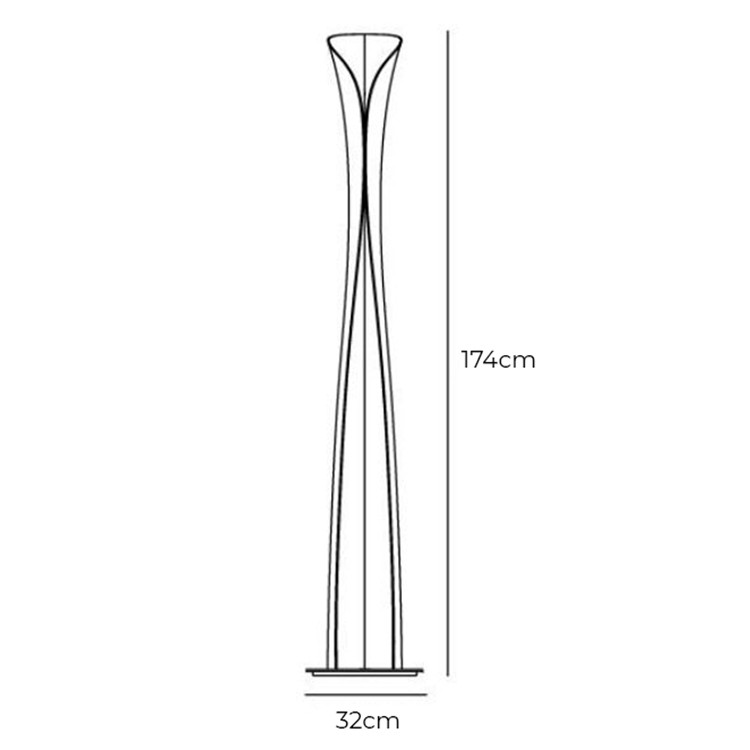 Specification Image for Artemide Cadmo LED Floor Lamp