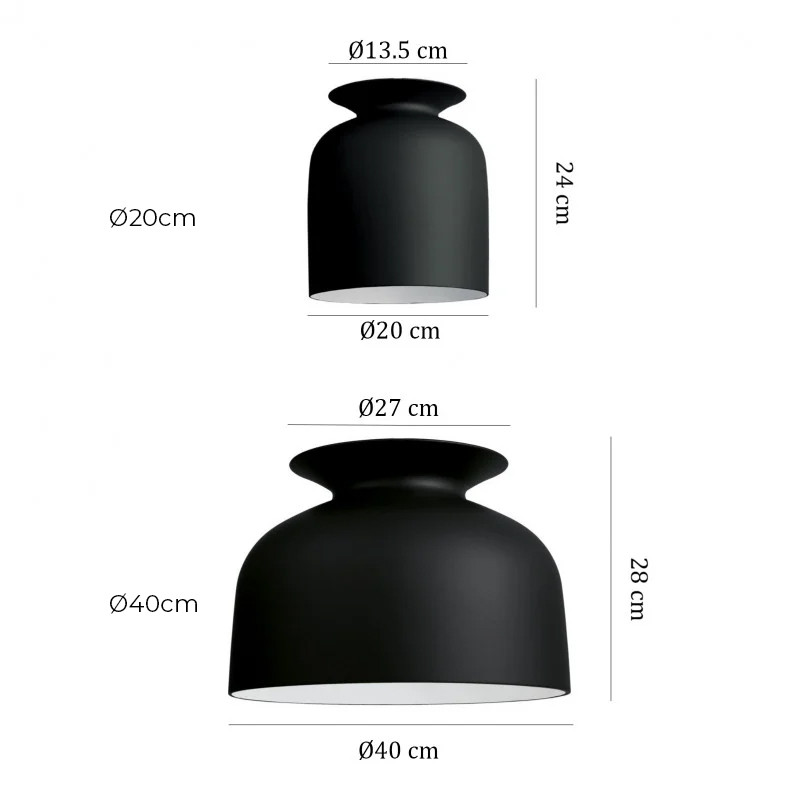 Specification Image for Gubi Ronde Pendant Light