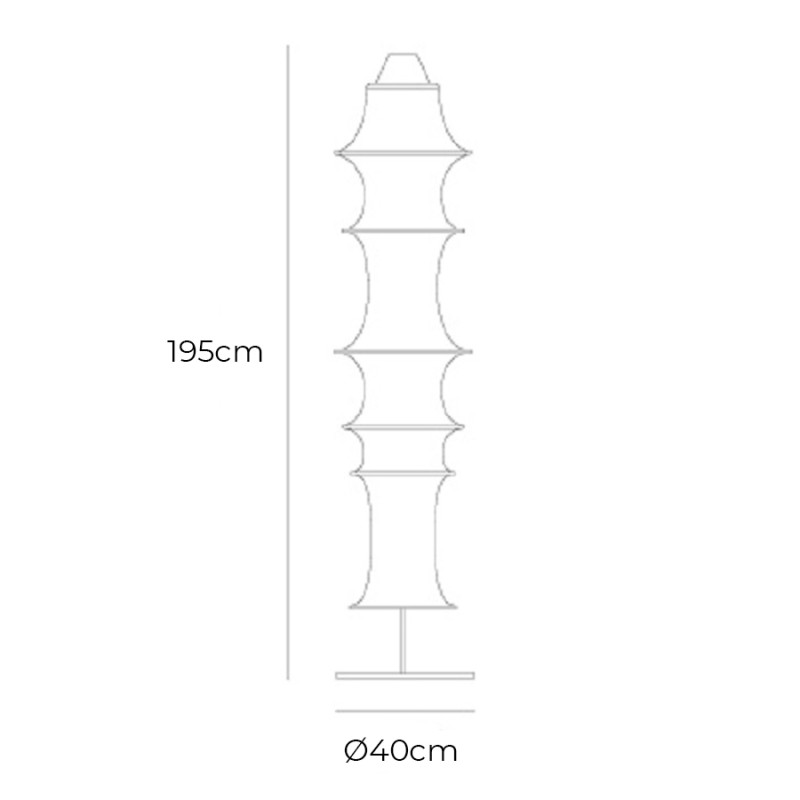 Specification Image for Artemide Falkland Floor Lamp