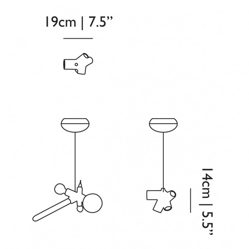 Specification Image for Moooi Cluster Pendant