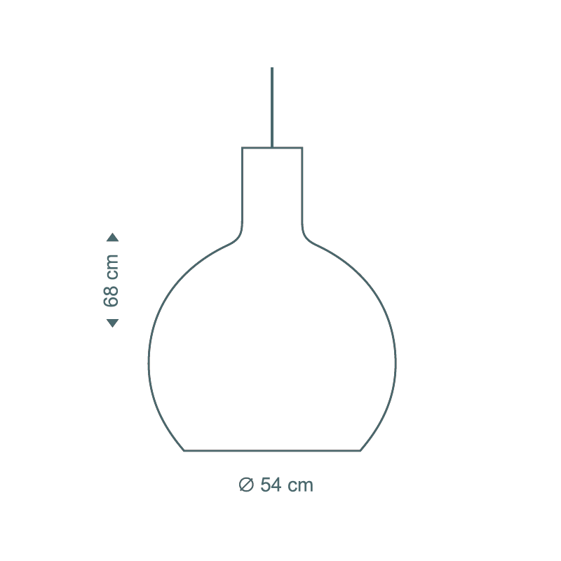 Specification Image for Secto 4240 Octo Pendant Light