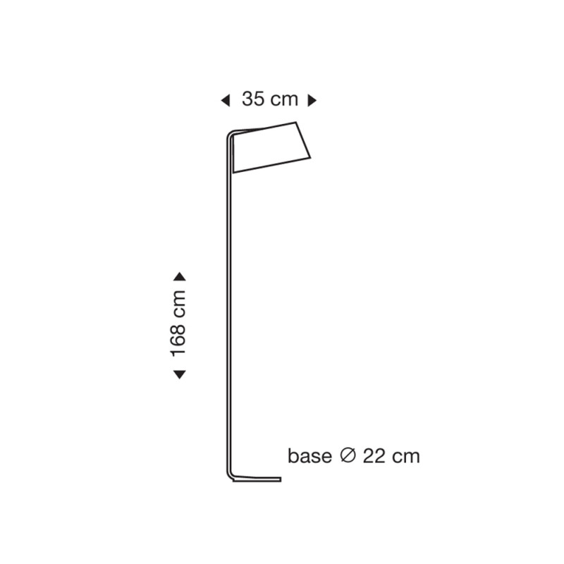 Specification  Image for Secto Owalo 7010 LED Floor Lamp 