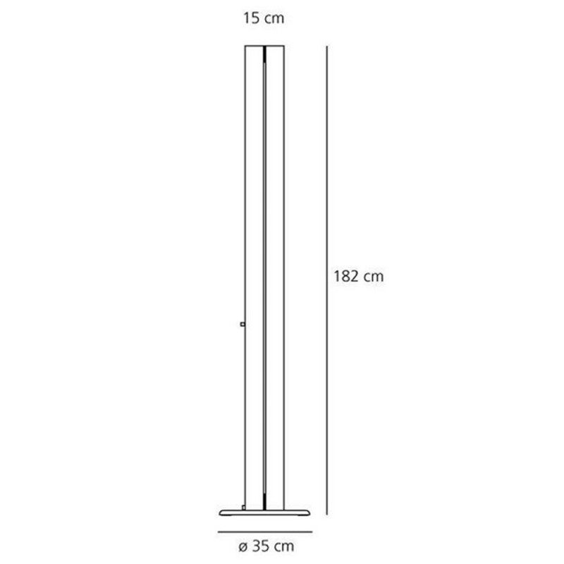 Specification Image for Artemide Megaron LED Floor Lamp