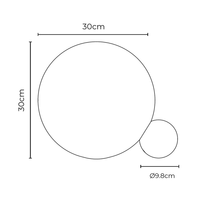 Specification Image for Flos Copycat LED Table Lamp