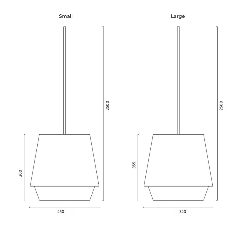 Specification Image for Zero Elements Pendant