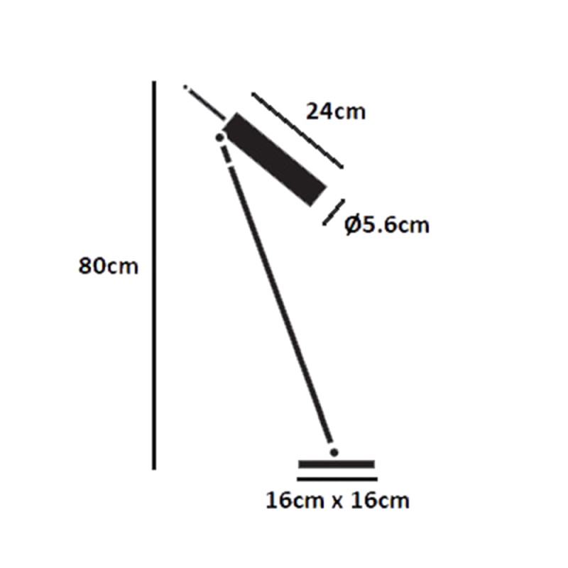 Specification Image for Catellani & Smith Lucenera 500 LED Table Lamp