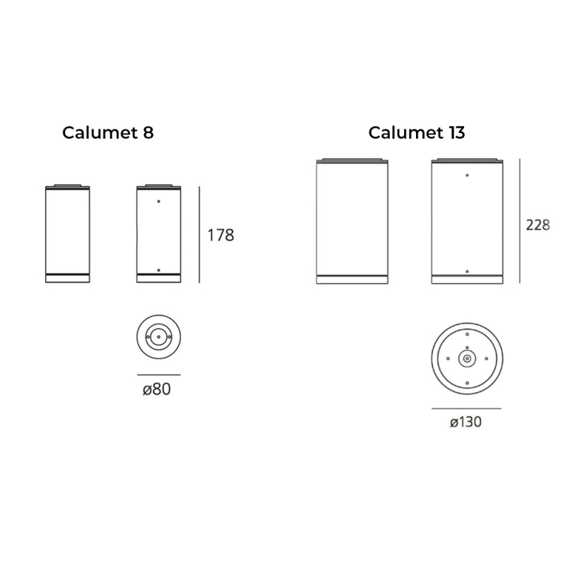 Specification Image for Artemide Architectural Calumet LED Outdoor Ceiling Light